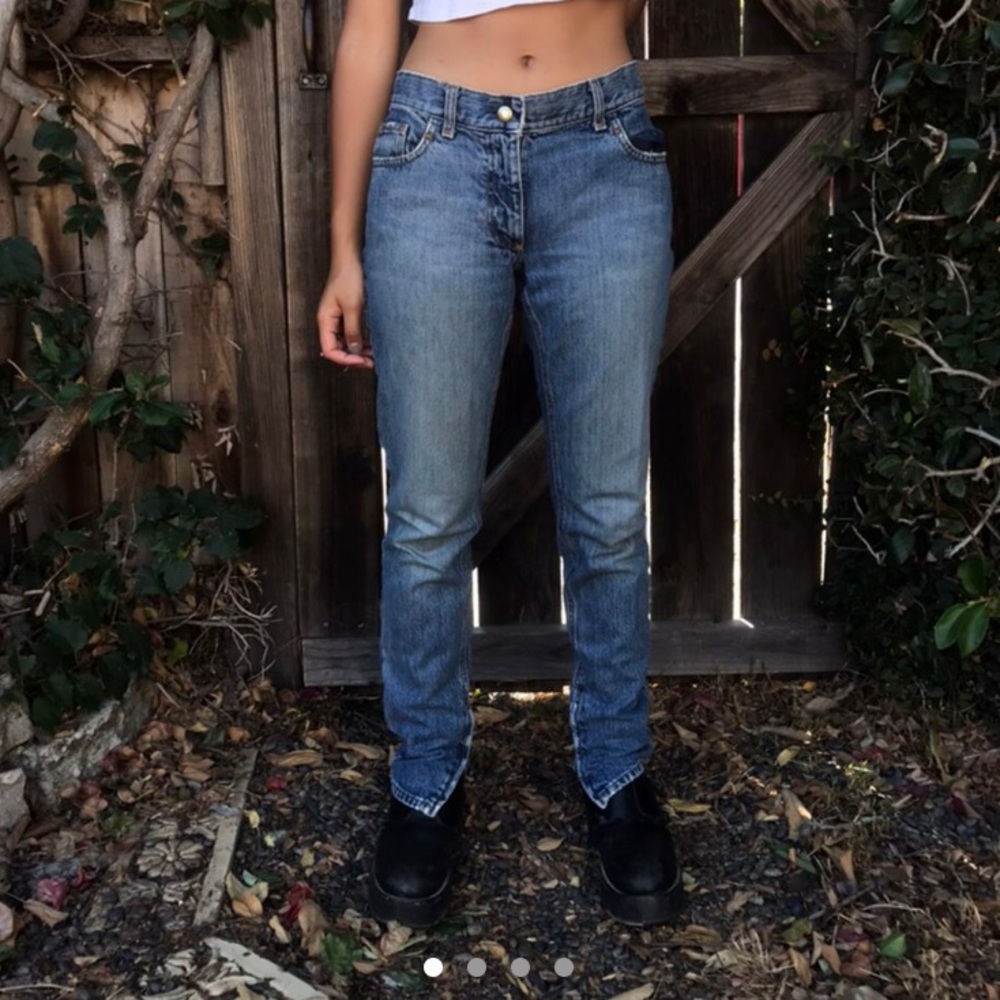 Vintage Dolce and Gabbana zipper jeans size 28